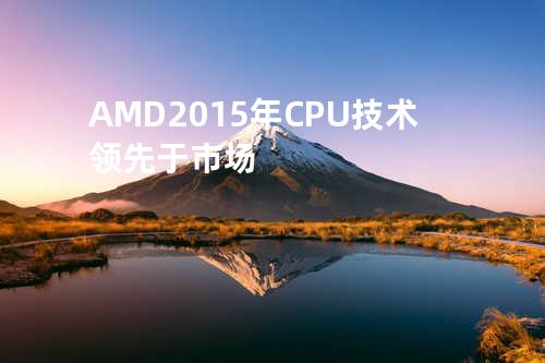 AMD 2015年 CPU技术领先于市场